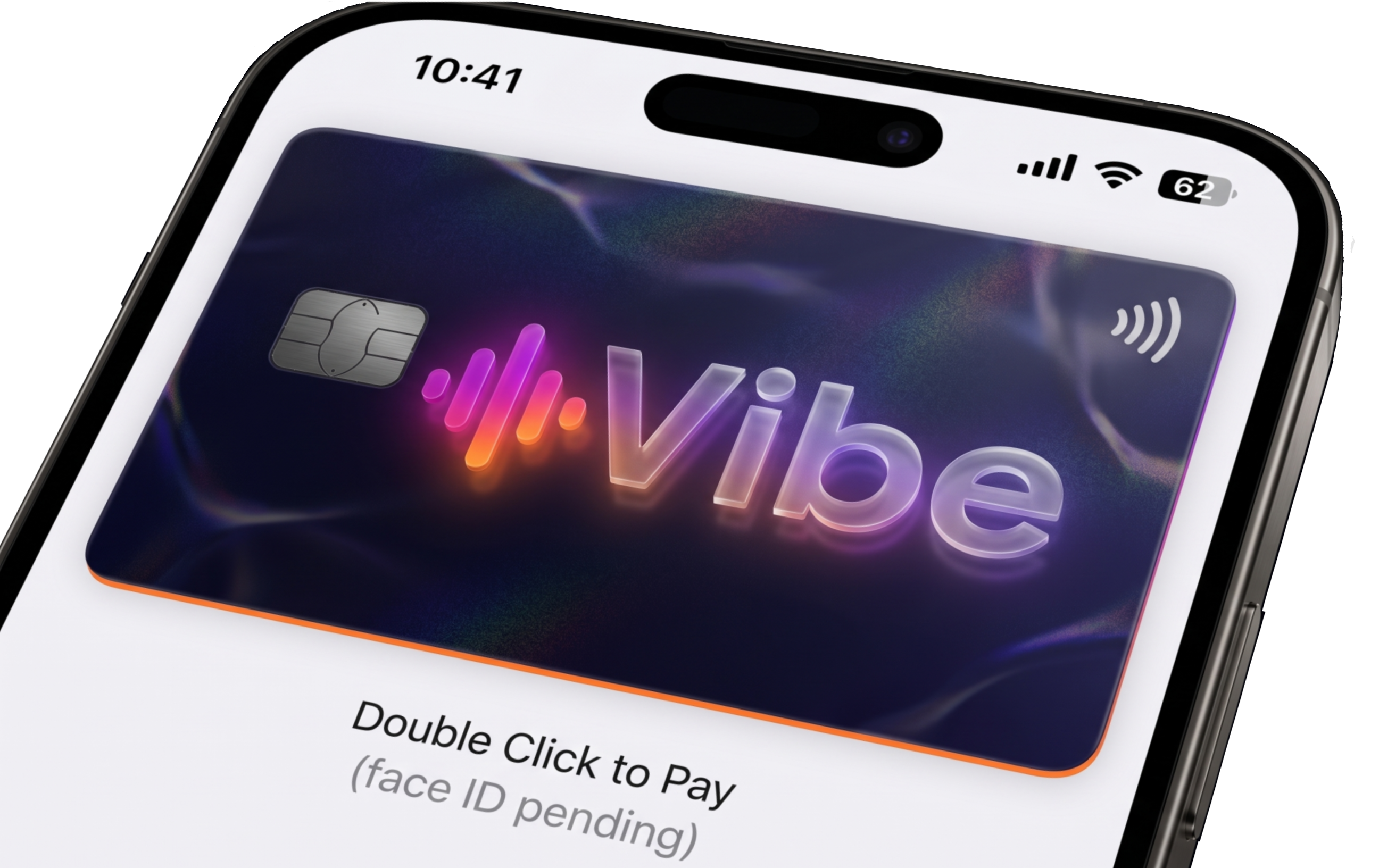 Vibe Card on iPhone